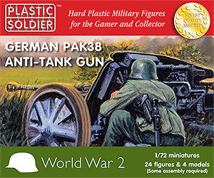 The Plastic Soldier Company WW2G20003 1:72 German Pak-38 Anti-Tank Gun