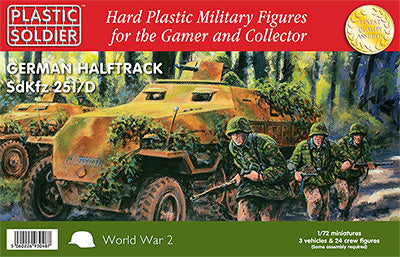 The Plastic Soldier Company WW2V20006 1:72 German Half-Track Sd.Kfz.251/D