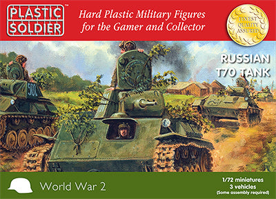 The Plastic Soldier Company WW2V20009 1:72 Russian T-70 Tank