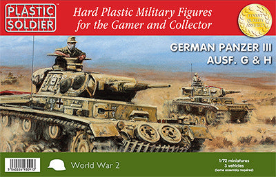 The Plastic Soldier Company WW2V20010 1:72 German Panzer III Ausf.G & H