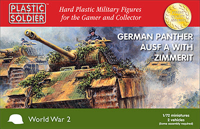 The Plastic Soldier Company WW2V20011 1:72 German Panther Ausf.A with Zimmerit