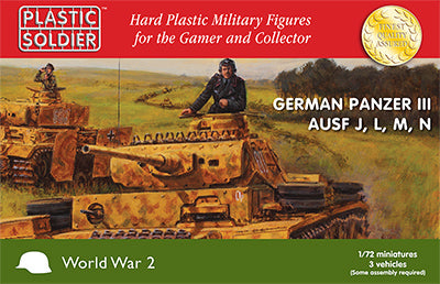 The Plastic Soldier Company WW2V20018 1:72 German Panzer III Ausf.J/L/M/N