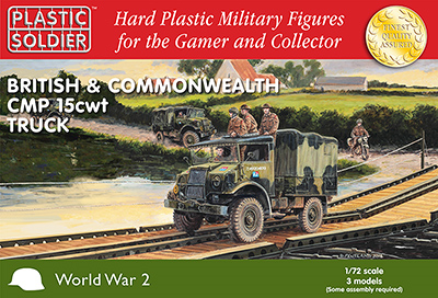 The Plastic Soldier Company WW2V20024 1:72 British & Commonwealth CMP 15cwt Truck