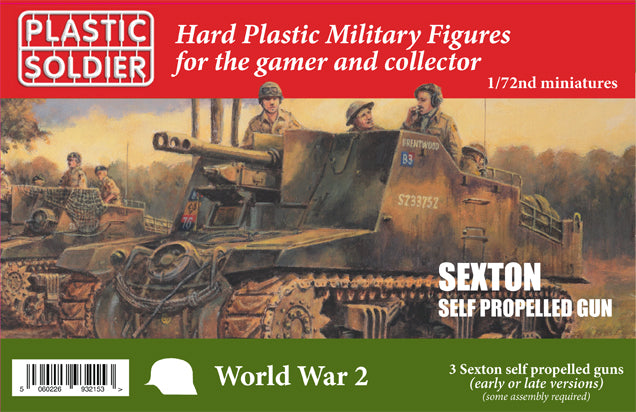 The Plastic Soldier Company WW2V20029 1:72 Sexton Self-Propelled Gun