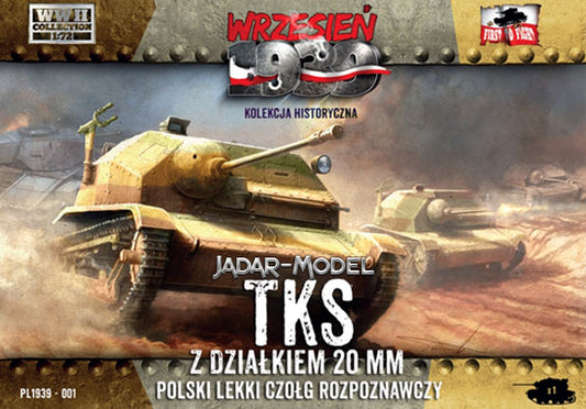 First To Fight Kits 001 1:72 Polish TKS reconnaissance tank (simplified kits)