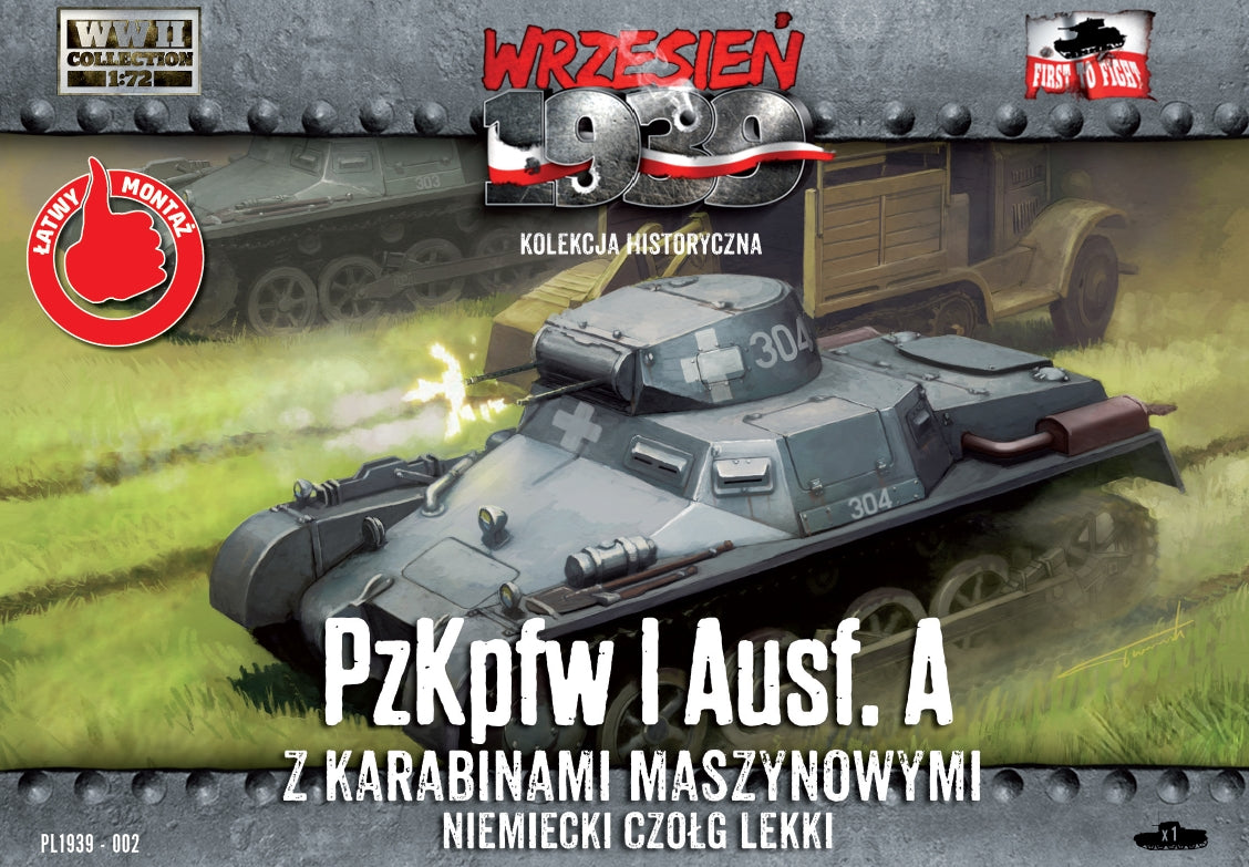 First To Fight Kits 002 1:72 Pz.Kpfw.I Ausf.A (simplified kits)