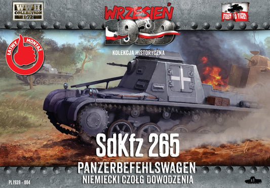 First To Fight Kits 004 1:72 Sd.Kfz.265 Panzerbefehlswagen German command tank