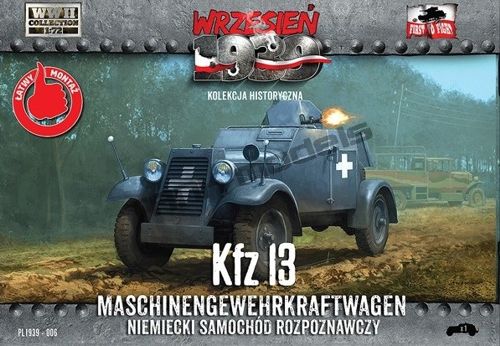 First To Fight Kits 006 1:72 Kfz.13 Maschinengewehrkraftwagen