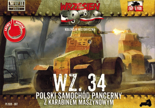 First To Fight Kits 007 1:72 Wz.34 Polish Armored Car (simplified kits)