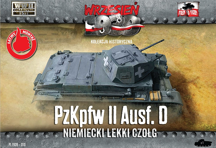 First To Fight Kits 012 1:72 Pz.Kpfw.II Ausf.D - German light tank