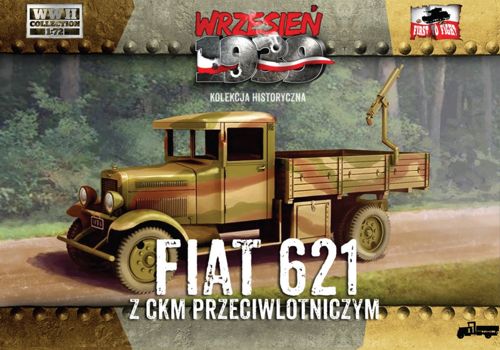 First To Fight Kits 017 1:72 Polish Fiat 621 with AA machine gun