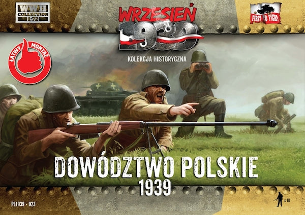 First To Fight Kits 023 1:72 Polish Headquarters - Polish infantry officers figure set (WWII)