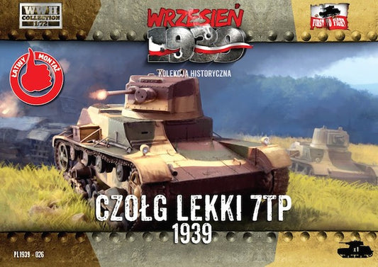 First To Fight Kits 026 1:72 Polish 7TP Single Turret Light Tank