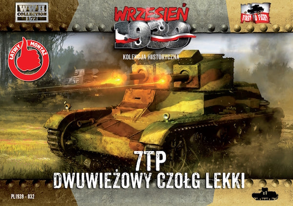 First To Fight Kits 032 1:72 Polish 7TP double turret light tank