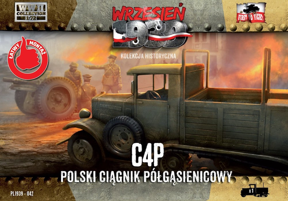 First To Fight Kits 042 1:72 C4P Polish Halftrack Artillery Tractor