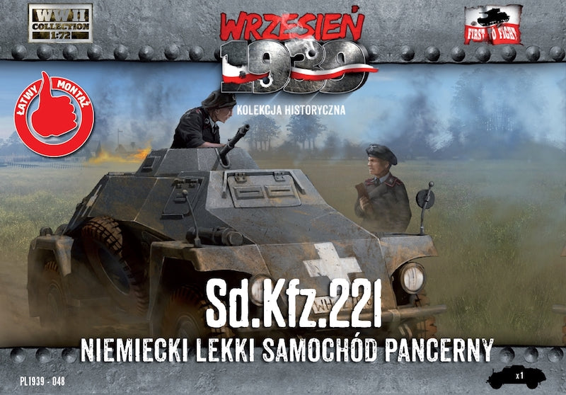 First To Fight Kits 048 1:72 Sd.Kfz.221 - German Light Armored Car