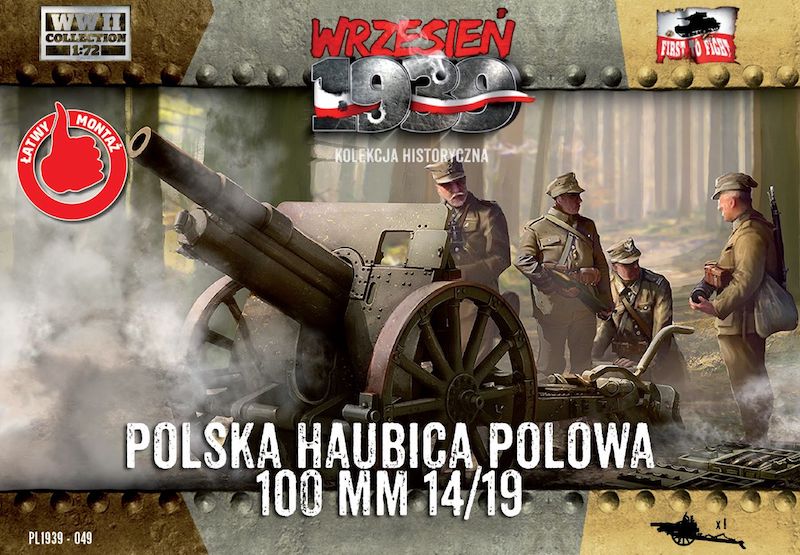 First To Fight Kits 049 1:72 Skoda 100mm 14/19 Polish Howitzer