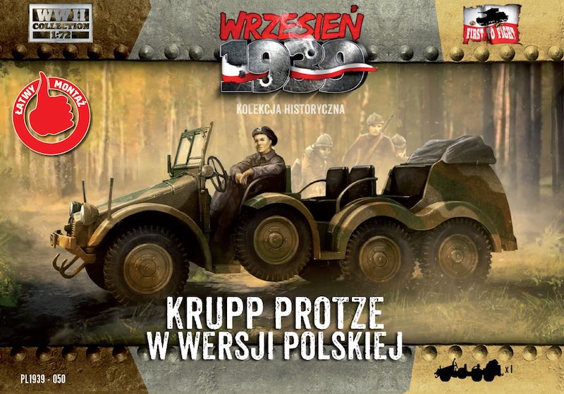 First To Fight Kits 050 1:72 Krupp-Protze - Polish Army version