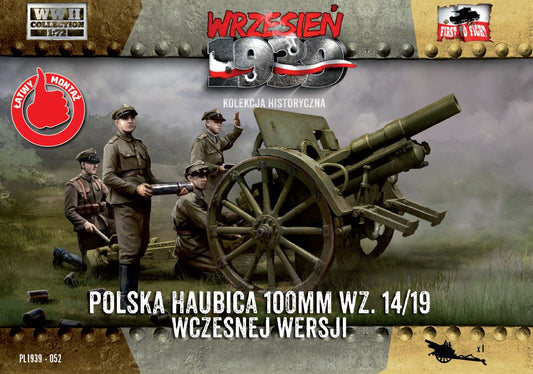 First To Fight Kits 052 1:72 100mm Polish wz. 14/19 Howitzer Early Version