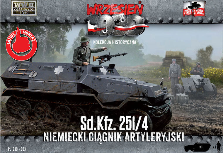 First To Fight Kits 053 1:72 German Sd.Kfz.251/4 Half-Track