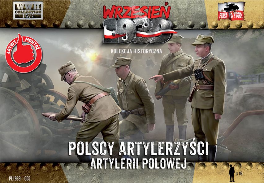 First To Fight Kits 055 1:72 Polish Artillerymen