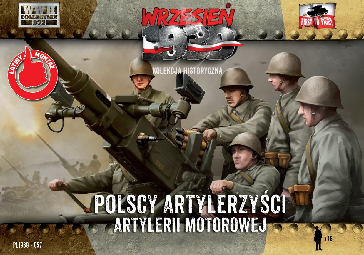 First To Fight Kits 057 1:72 Polish Anti-Aircraft Gun Crew