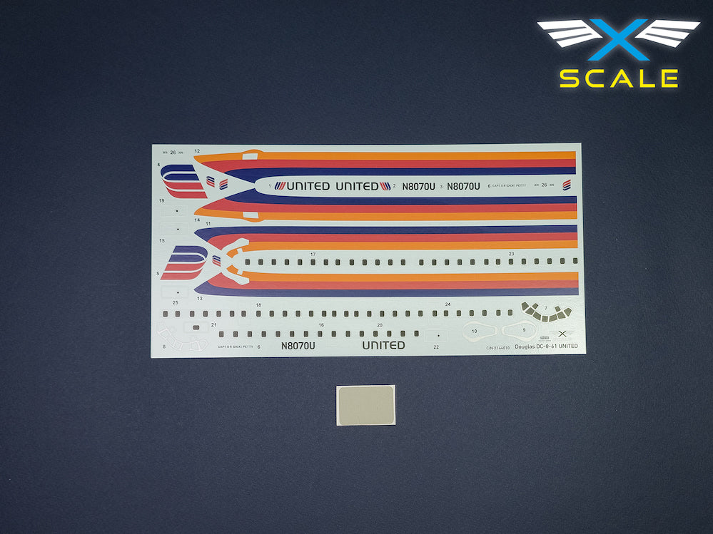 X-Scale X144010 1:144 Douglas DC-8-61 United