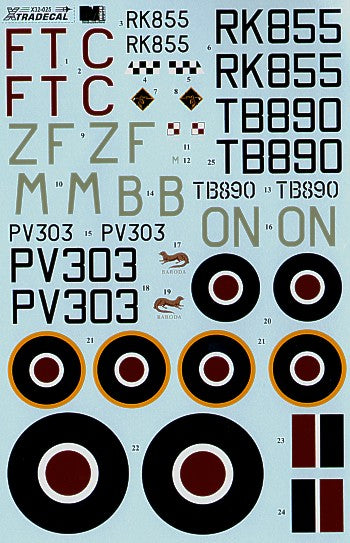 Xtradecal 32025 1:32 Supermarine Spitfire Mk.IXe/Mk.XVIe