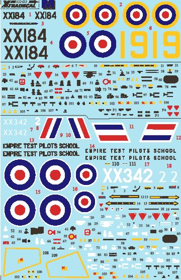 Xtradecal 32033 1:32 BAe Hawk T.1/T.1A