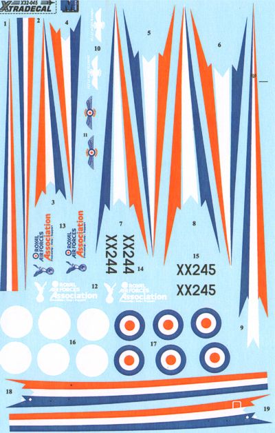 Xtradecal 32045 1:32 BAe Hawk T.1A