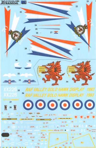 Xtradecal 32045 1:32 BAe Hawk T.1A