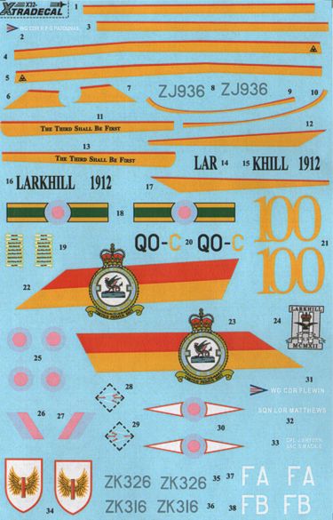 Xtradecal 32048 1:32 Eurofighter FGR.4 EC2000 Typhoon