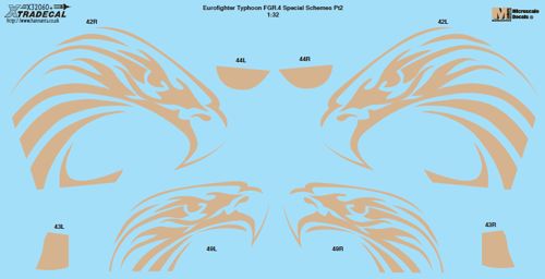 Xtradecal 32060 1:32 Eurofighter Typhoon FGR.4 Special Schemes Part 2