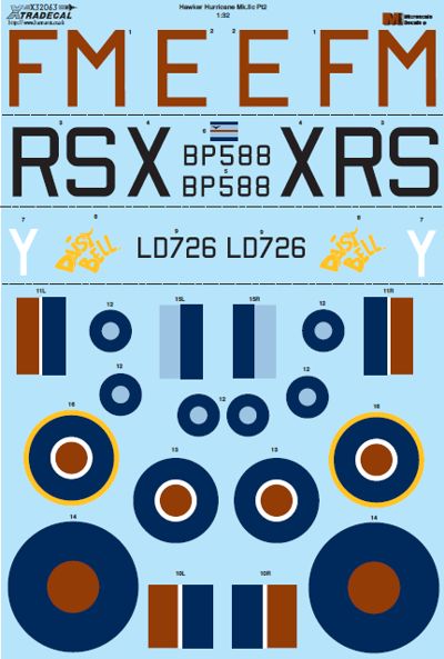 Xtradecal 32063 1:32 Hawker Hurricane Mk.IIc Part 2