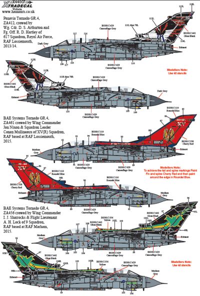 Xtradecal 44007 1:144 RAF Update 2013-2015