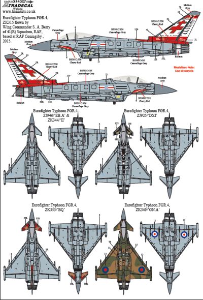 Xtradecal 44007 1:144 RAF Update 2013-2015