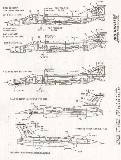 Xtradecal 48005 1:48 USAFE No.1