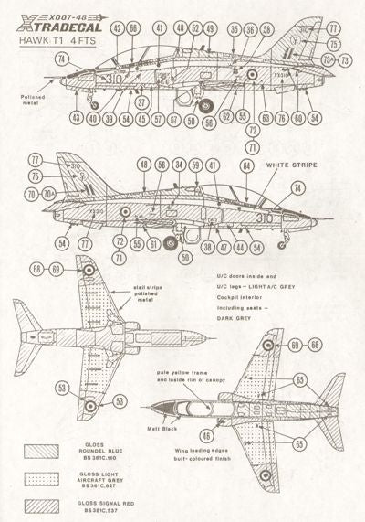 Xtradecal 48007 1:48 RAF Update 1990 No.1