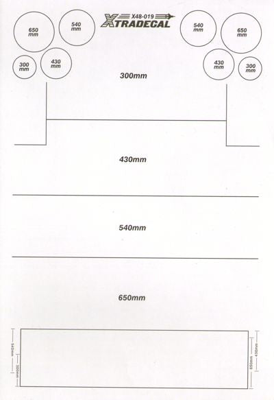 Xtradecal 48019 1:48 Luftwaffe/German Swastikas