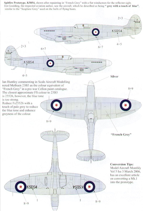 Xtradecal X48059 1:48 Supermarine Spitfire Mk.I/ Supermarine Spitfire Mk.II