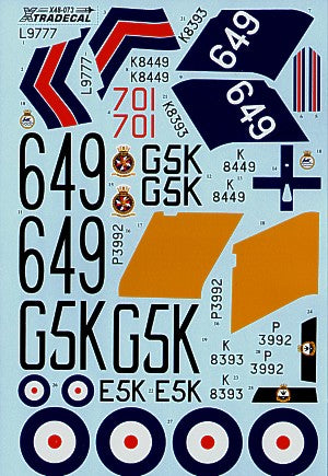 Xtradecal 48073 1:48 Fleet Air Arm Fairey Swordfish Mk.I 1938-39