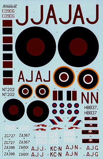 Xtradecal 48075 1:48 617 (Dambusters) Squadron 1943-2008