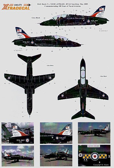 Xtradecal 48079 1:48 BAe Hawk T.1