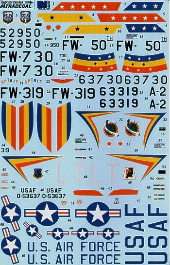 Xtradecal 48084 1:48 North-American F-100D/F Super Sabre Part 2