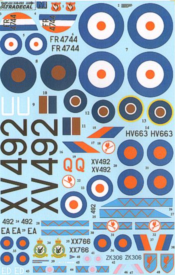 Xtradecal 48090 1:48 History of RAF 6 Sqn 1931-2010