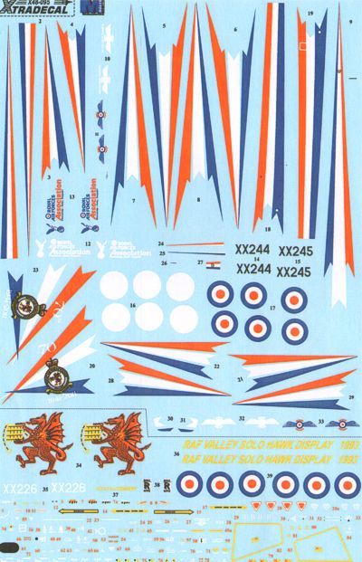 Xtradecal 48095 1:48 BAe Hawk T.1A