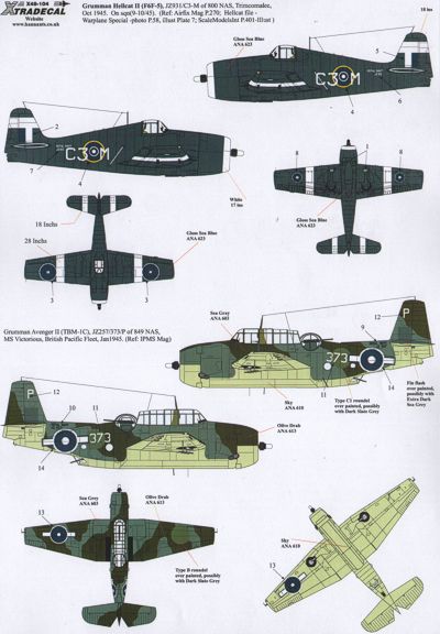 Xtradecal 48104 1:48 Yanks with Roundels U.S. Aircraft in the FAA Part 3