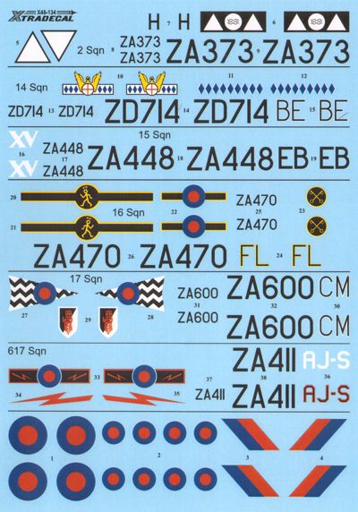 Xtradecal 48134 1:48 Panavia Tornado GR.1/1A Part 1