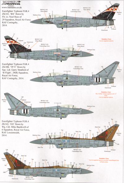 Xtradecal 48139 1:48 RAF 2014 Update