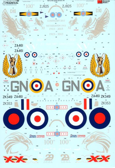 Xtradecal X48154 1:48 RAF/RN Update 2014-2015